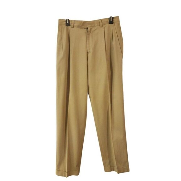 John W. Nordstrom Other - John W. Nordstrom Men's Khaki Pleated Dress Pants Classic Fit Chino Sz 30x32
